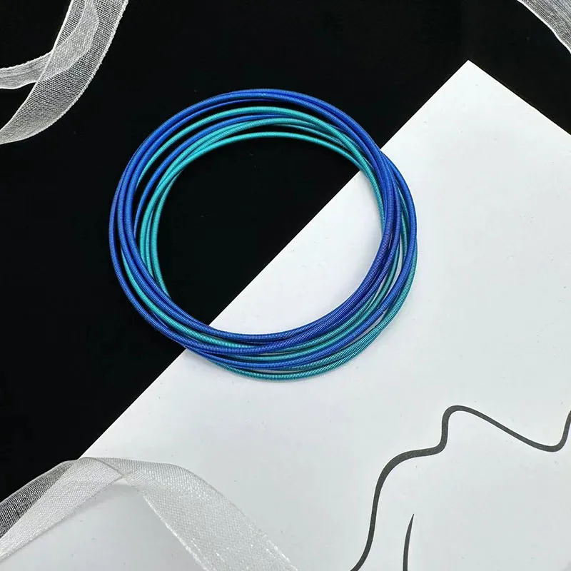 Chic Ribbon-Wrapped Bangles