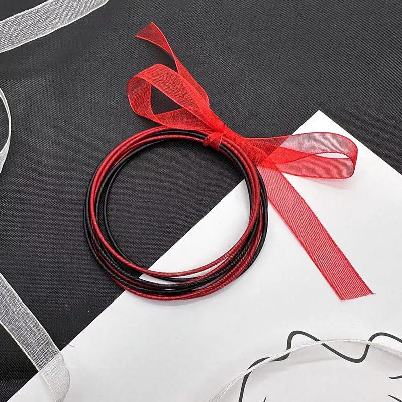 Chic Ribbon-Wrapped Bangles