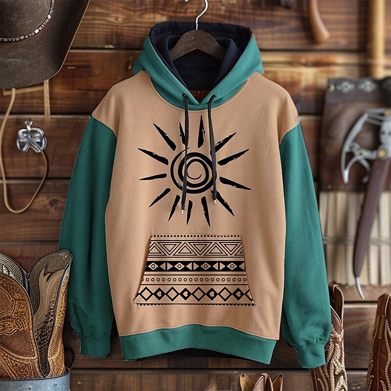 Bandana Print 3D Hoodie