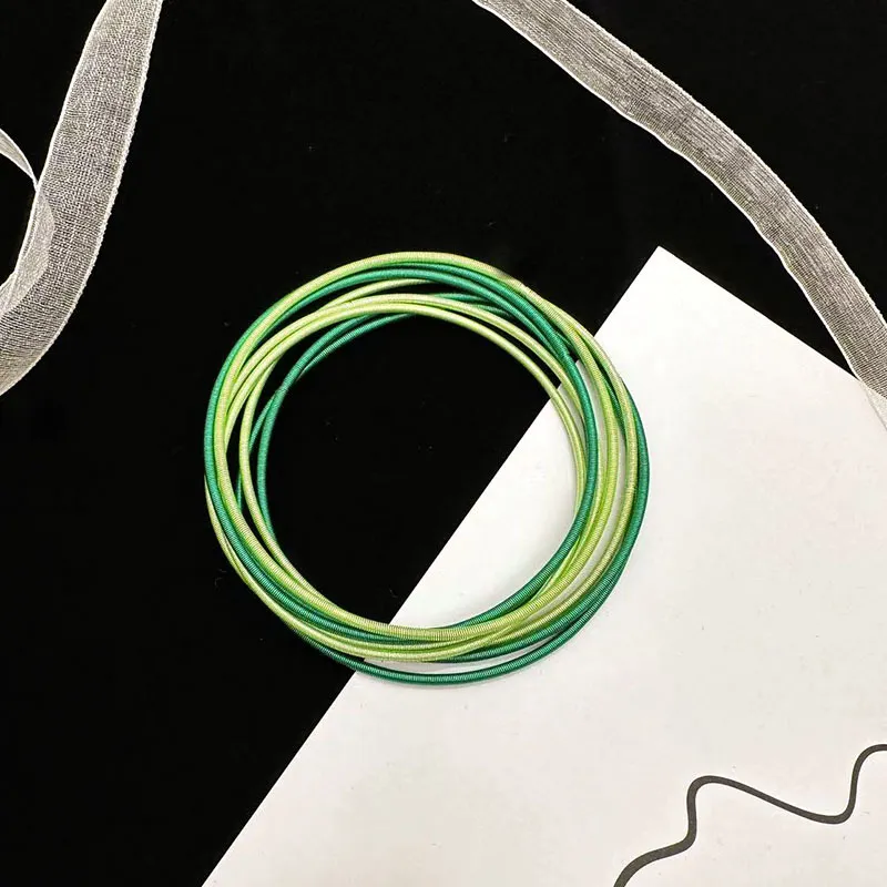 Chic Ribbon-Wrapped Bangles